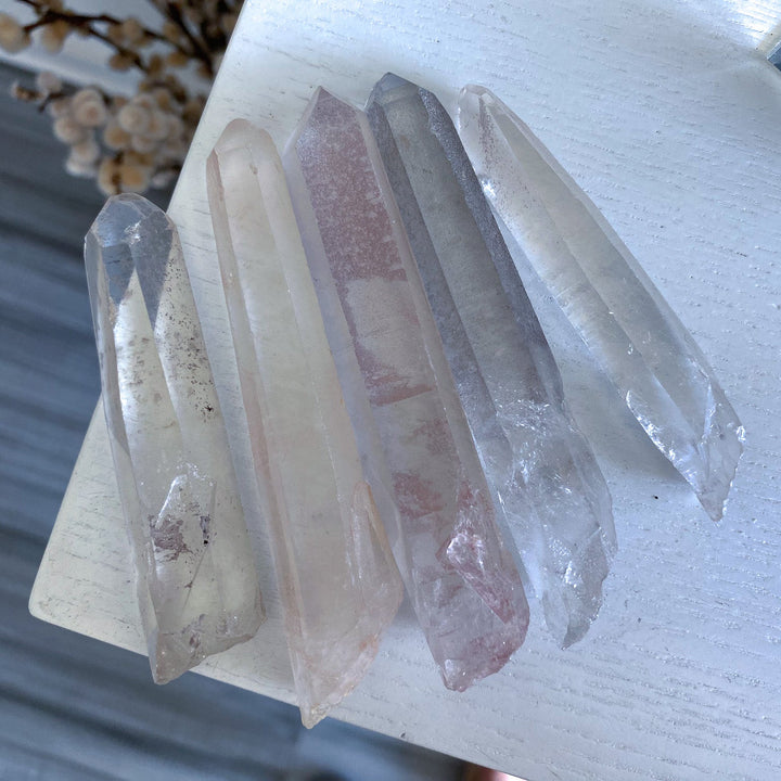 Inclusion Laser Clear Quartz Wand