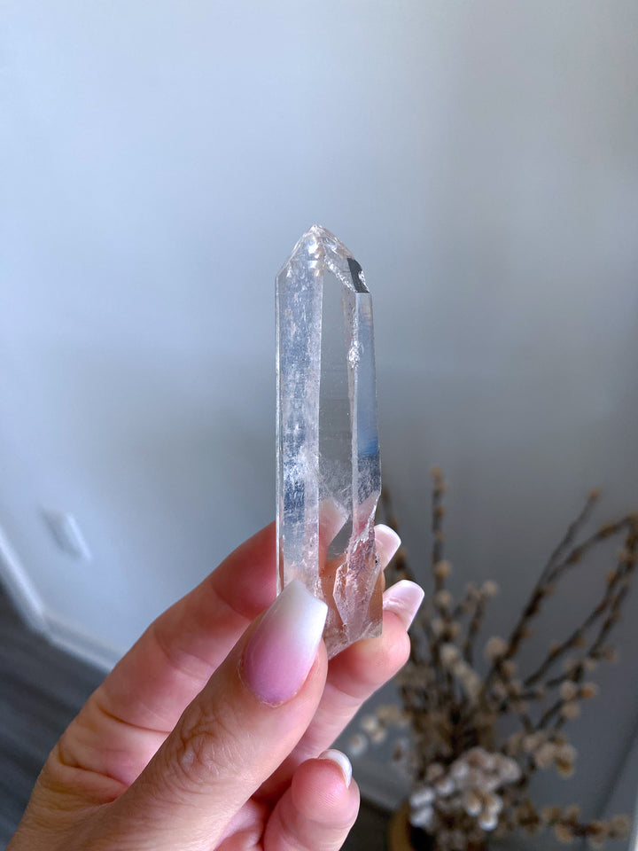Inclusion Laser Clear Quartz Wand