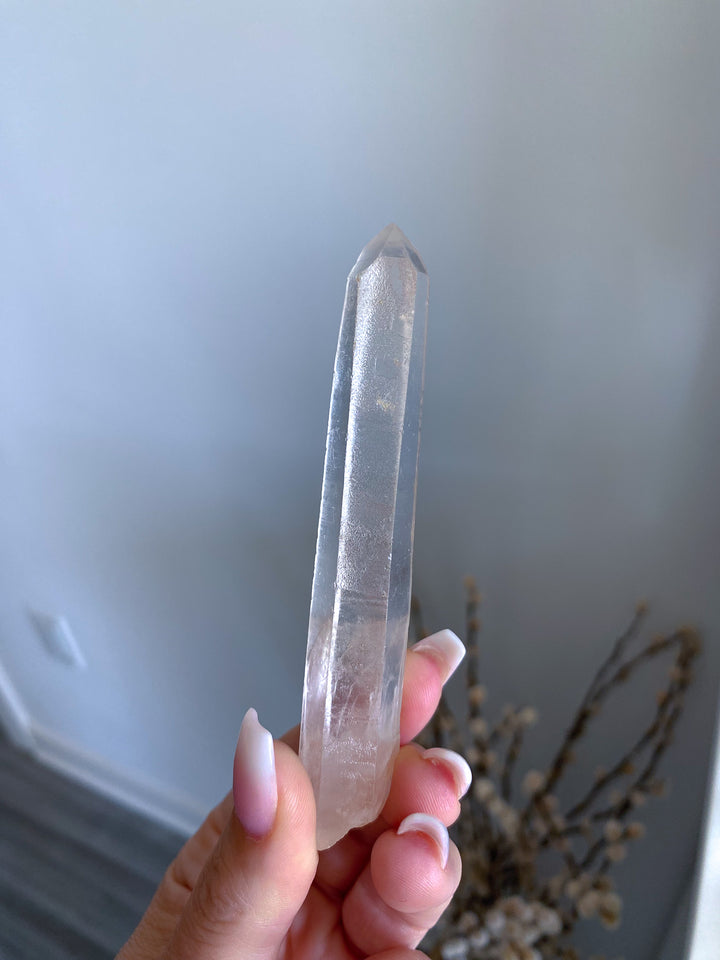 Inclusion Laser Clear Quartz Wand