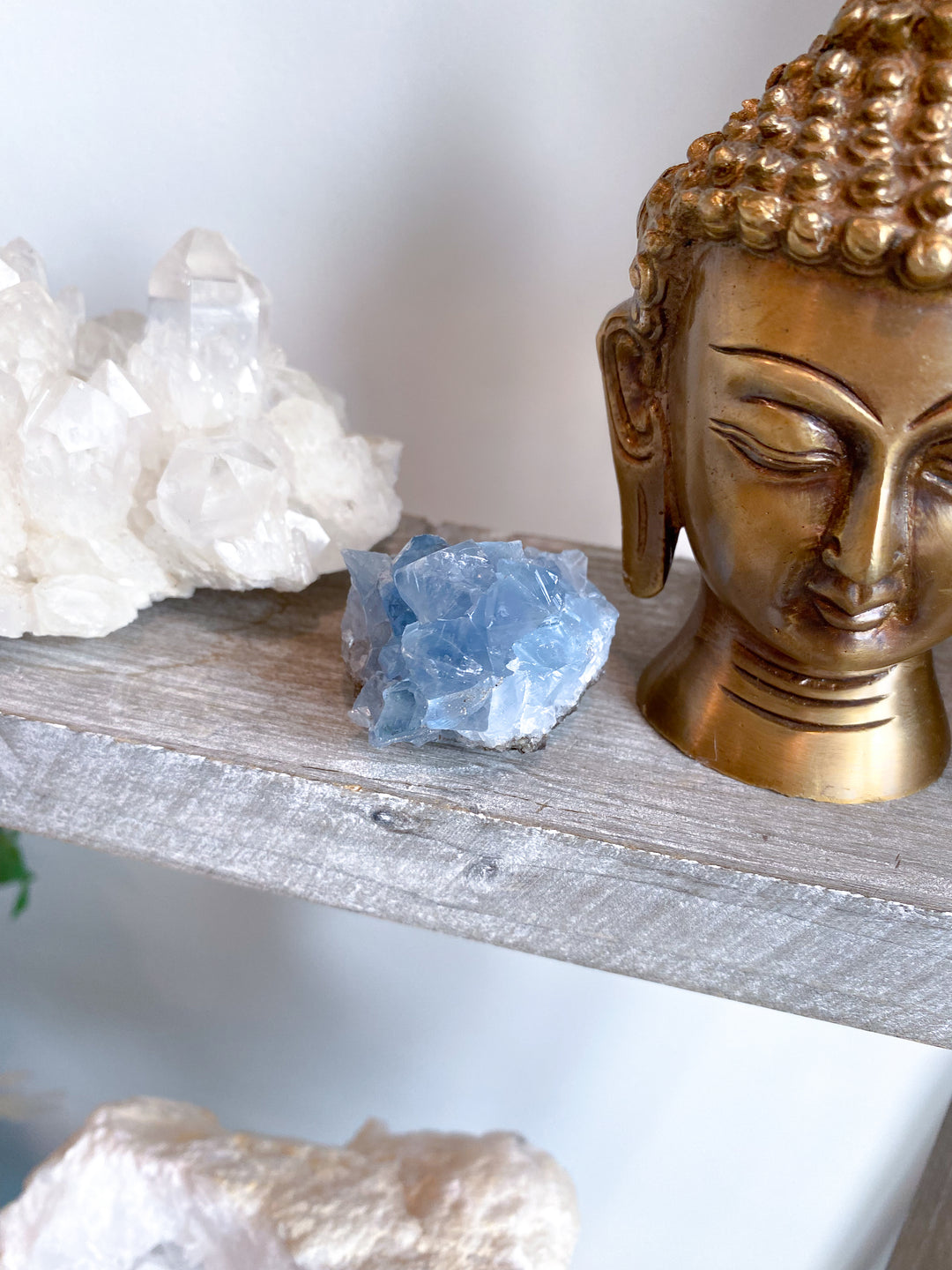Small Celestite Cluster Chunk Geode #2