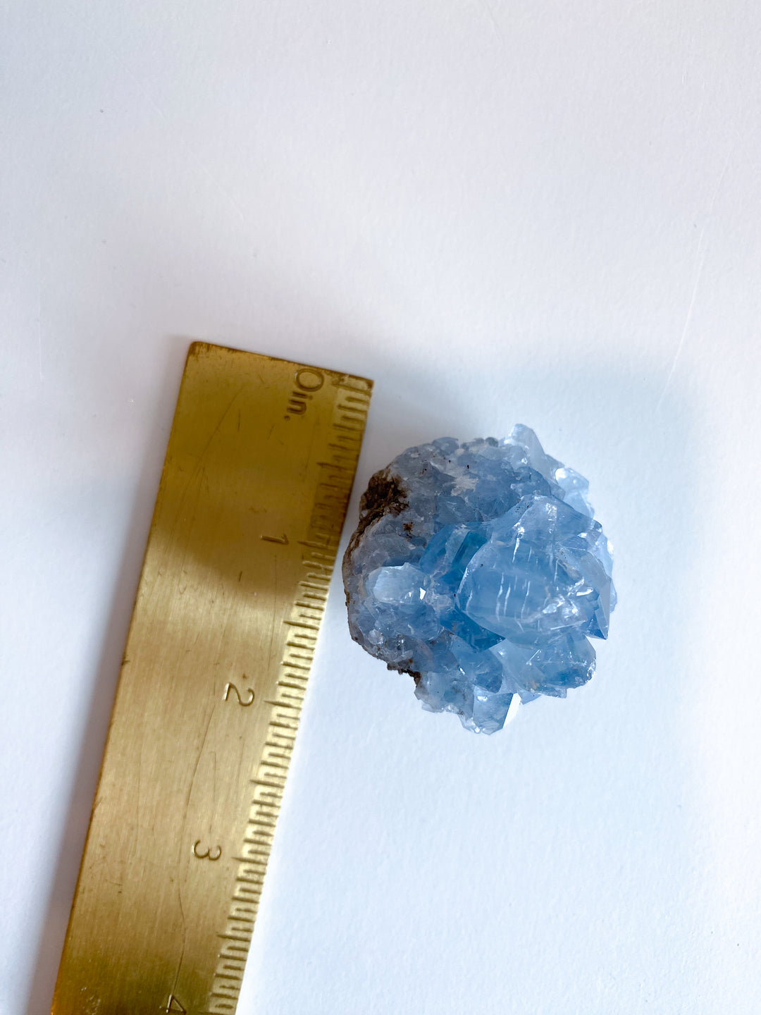 Small Celestite Cluster Chunk Geode #2