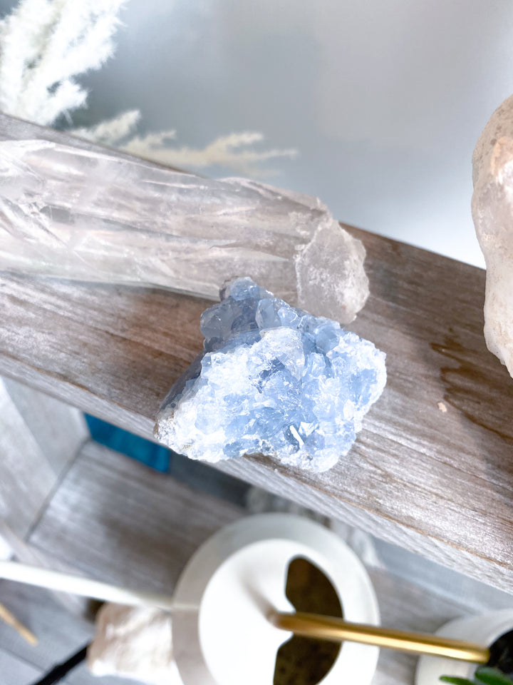 Peaceful Celestite Cluster #7