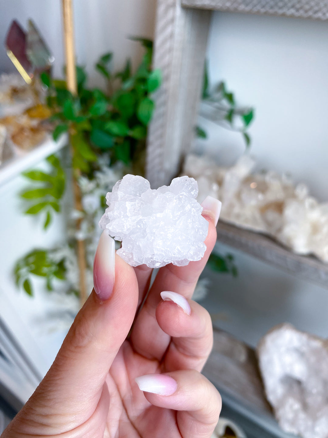 Small White Calcite Rough Piece