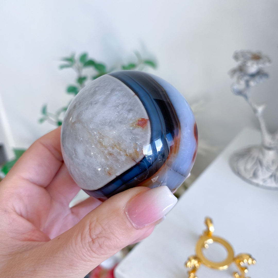Stunning Red Agate Sphere 