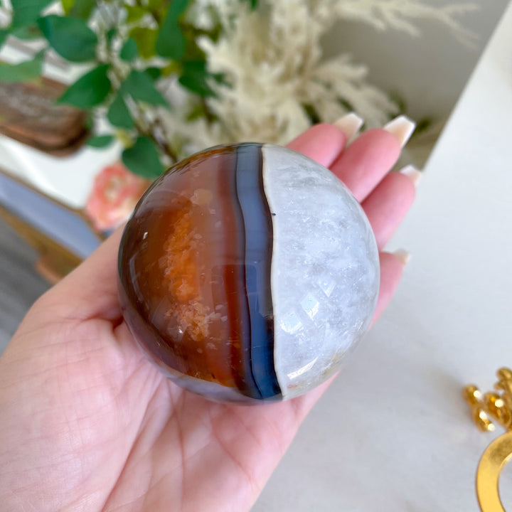 Stunning Red Agate Sphere 