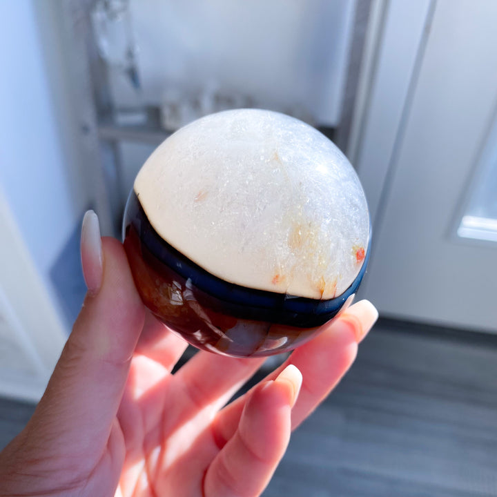 Stunning Red Agate Sphere 