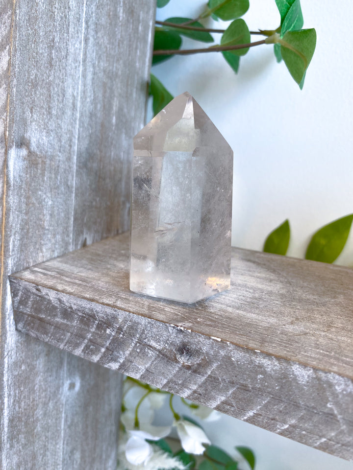 3" Brazilian Clear Quartz Tower
