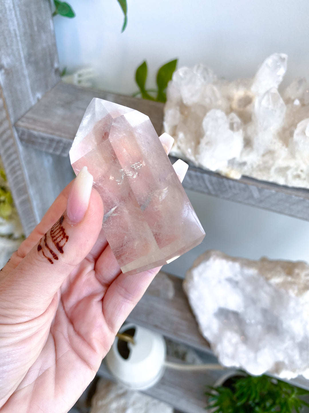 3" Brazilian Clear Quartz Tower