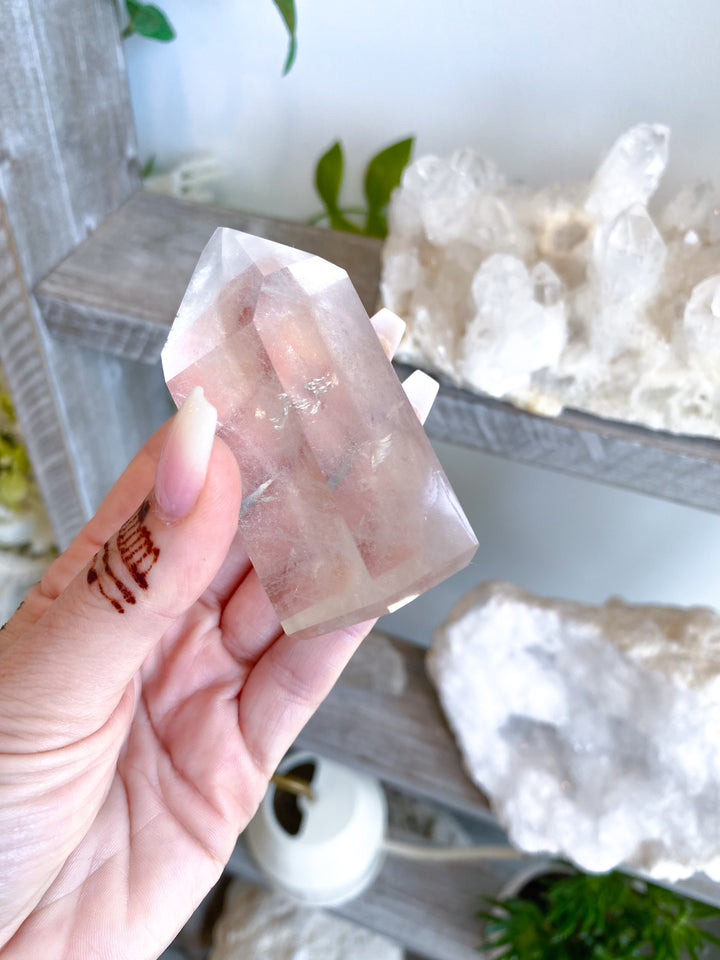 3" Brazilian Clear Quartz Tower