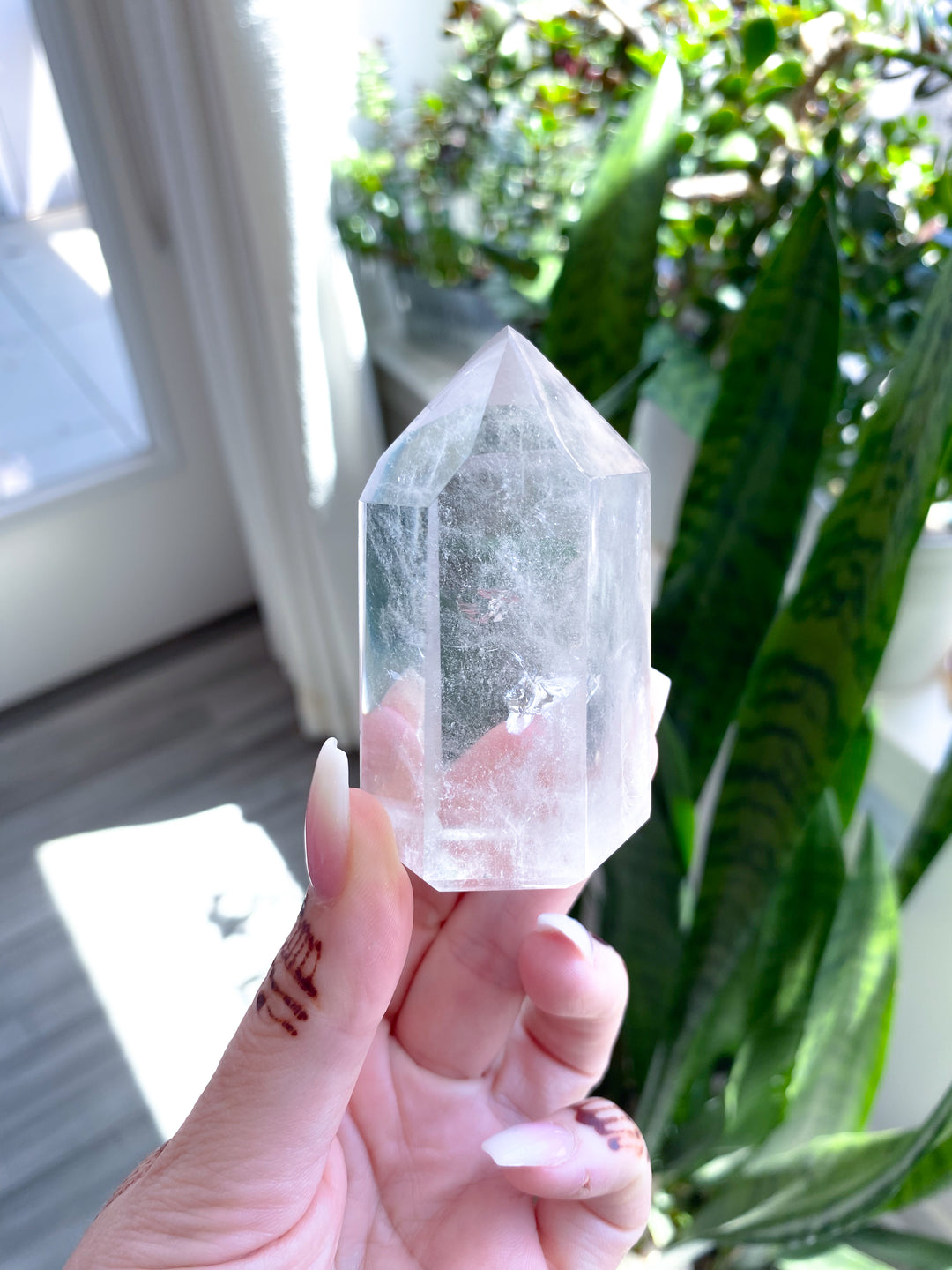 3" Brazilian Clear Quartz Tower