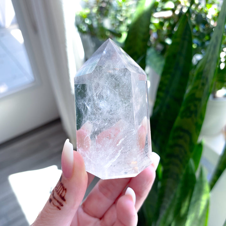 3" Brazilian Clear Quartz Tower