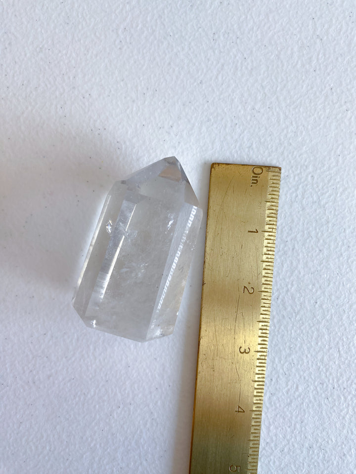 3" Brazilian Clear Quartz Tower