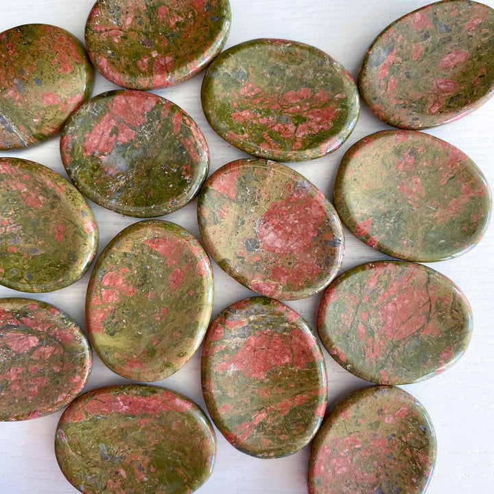 Unakite Worry Stone