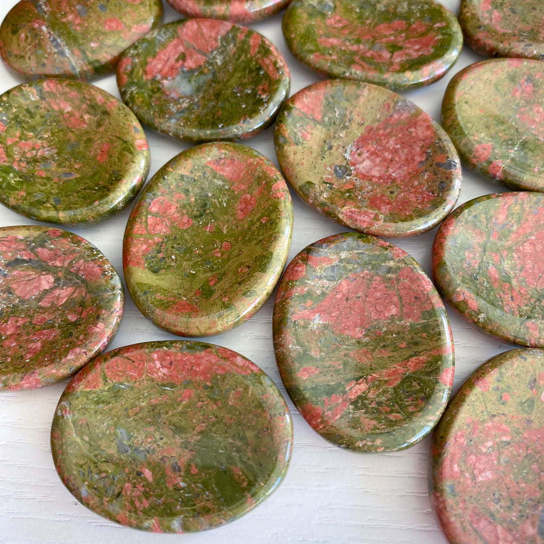 Unakite Worry Stone