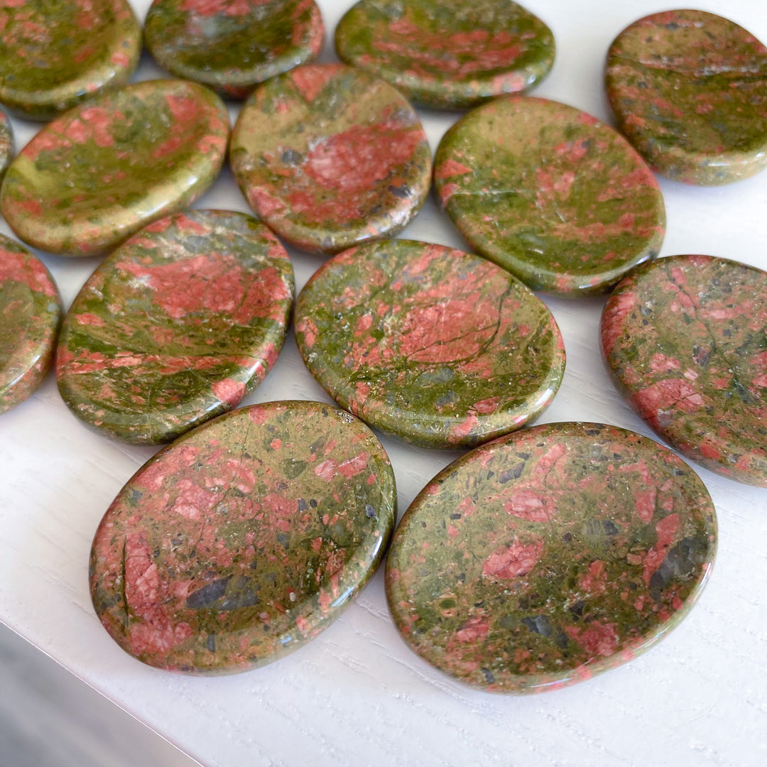 Unakite Worry Stone