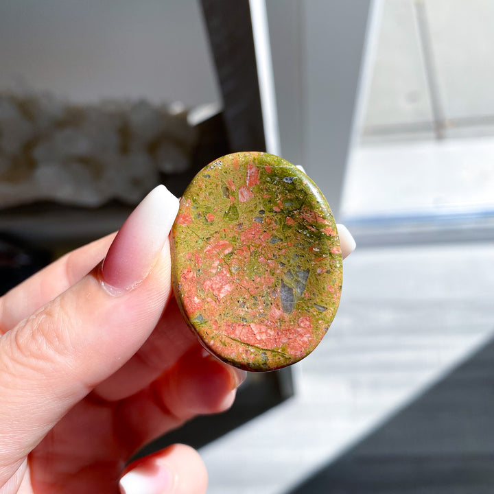 Unakite Worry Stone