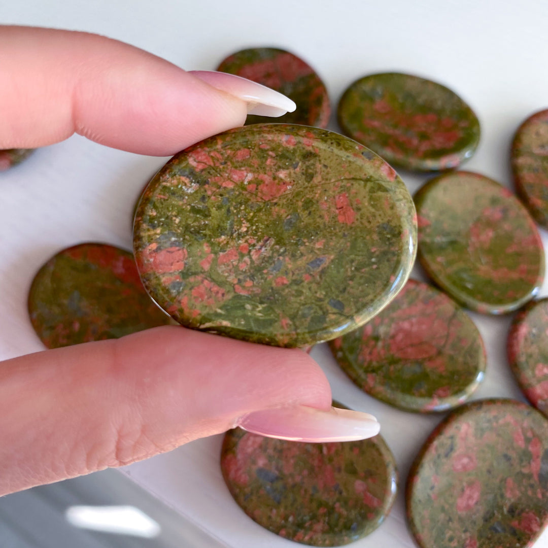 Unakite Worry Stone