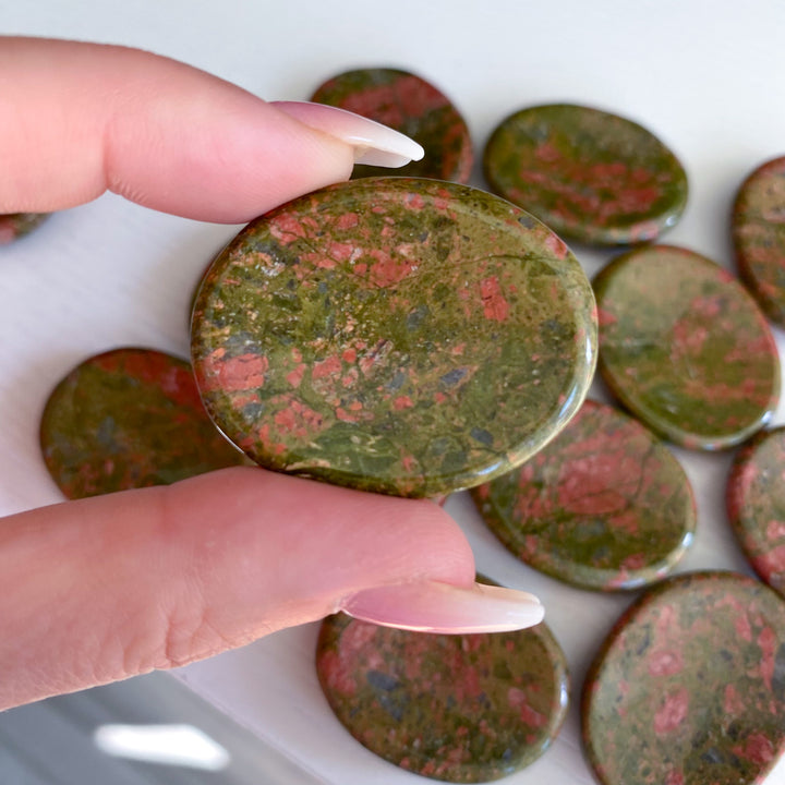 Unakite Worry Stone