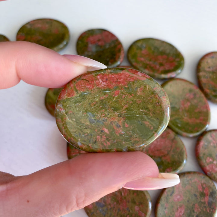 Unakite Worry Stone