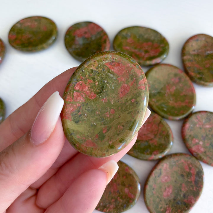 Unakite Worry Stone