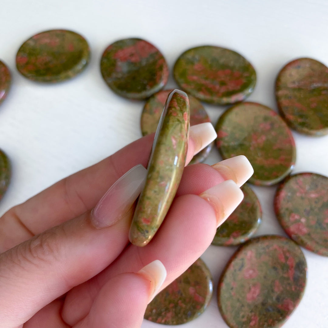 Unakite Worry Stone