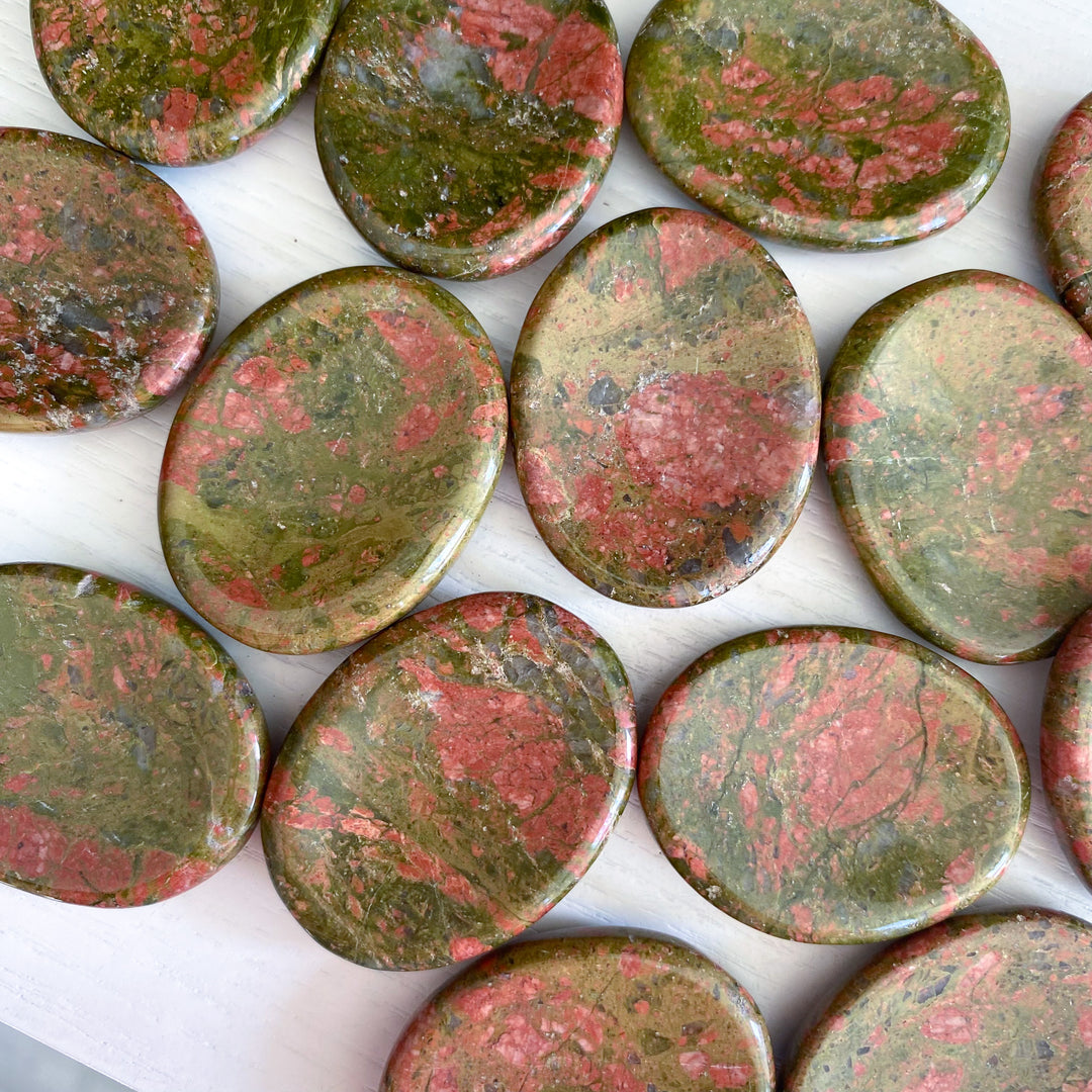 Unakite Worry Stone