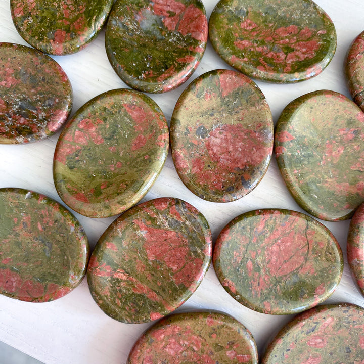 Unakite Worry Stone