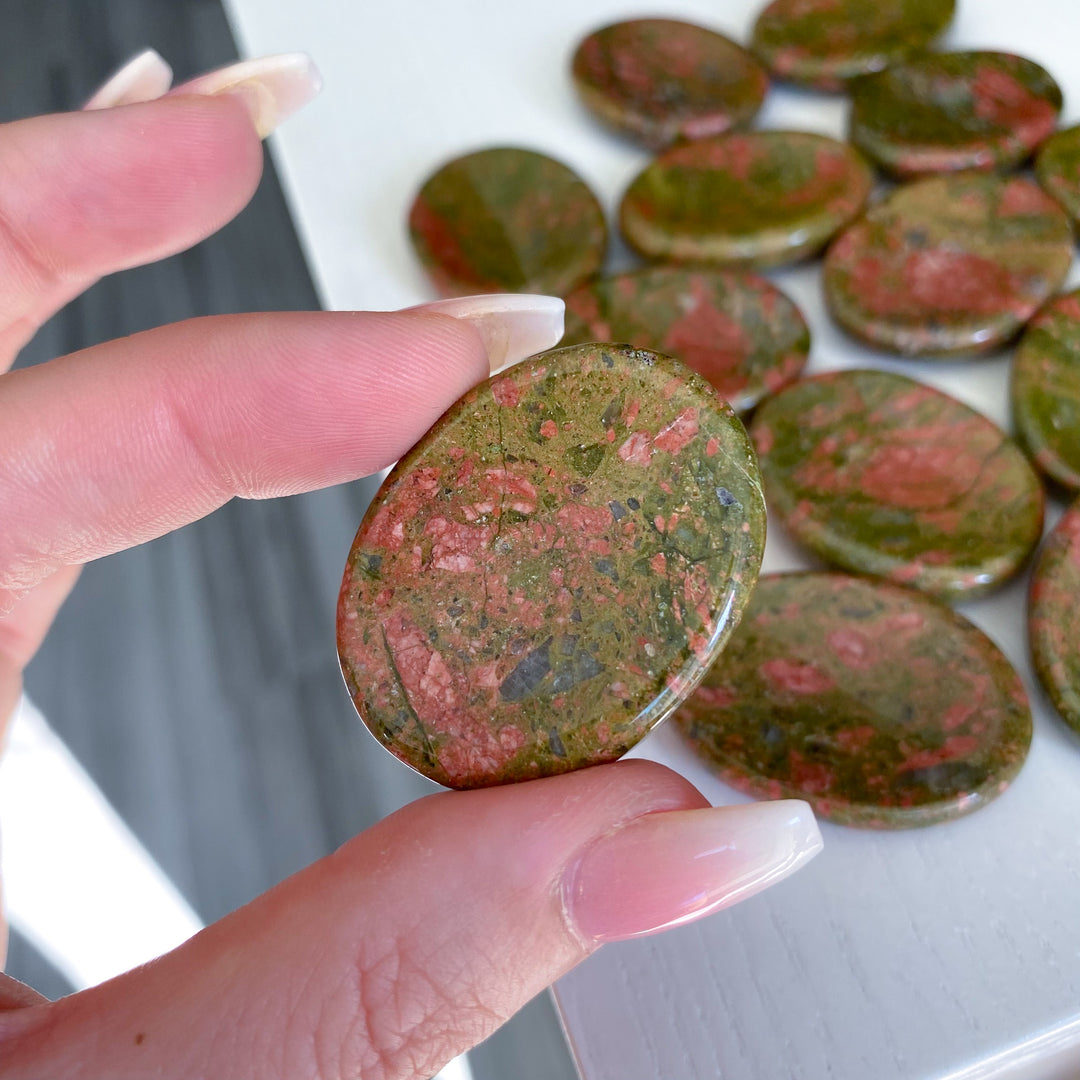 Unakite Worry Stone