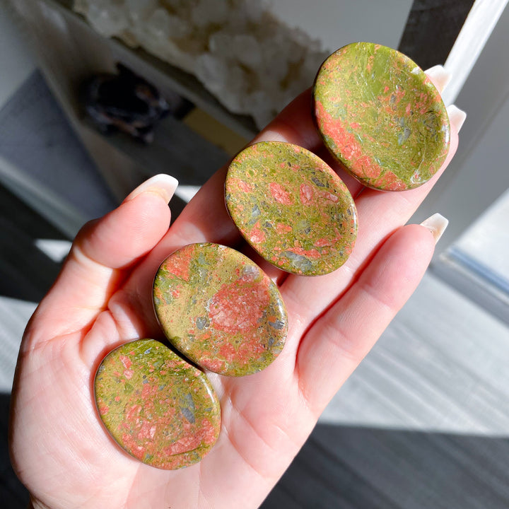 Unakite Worry Stone