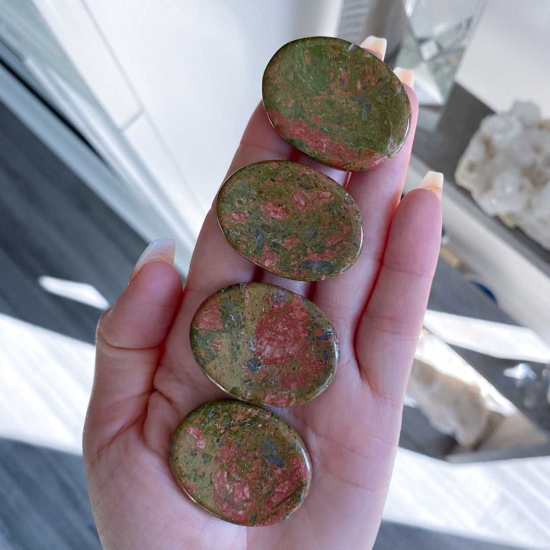 Unakite Worry Stone