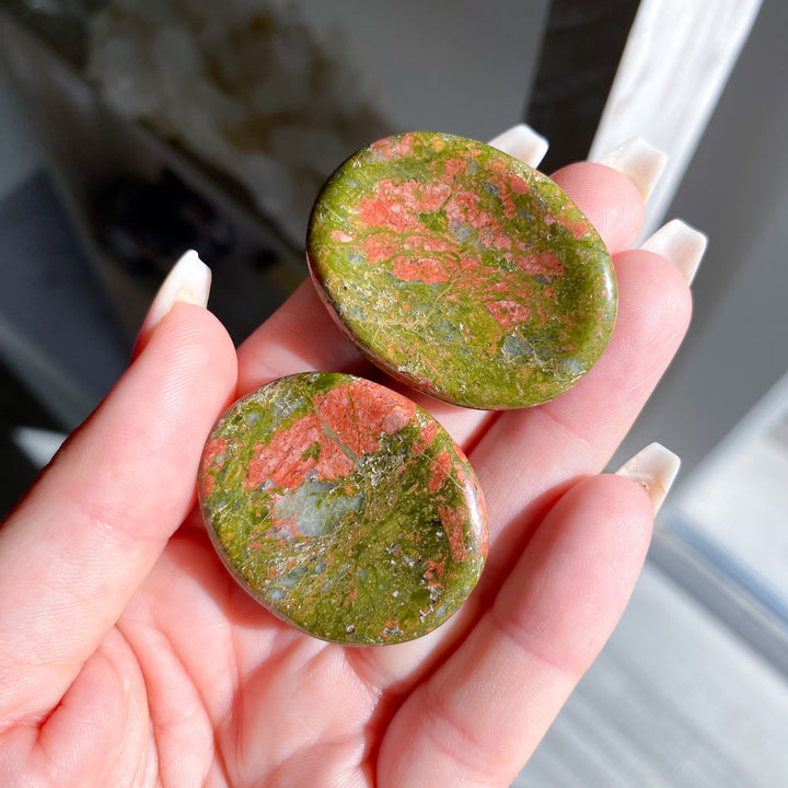 Unakite Worry Stone