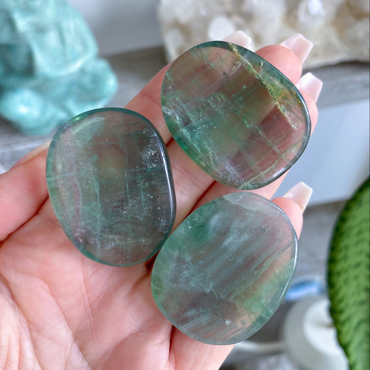 Green Fluorite Worry Stone