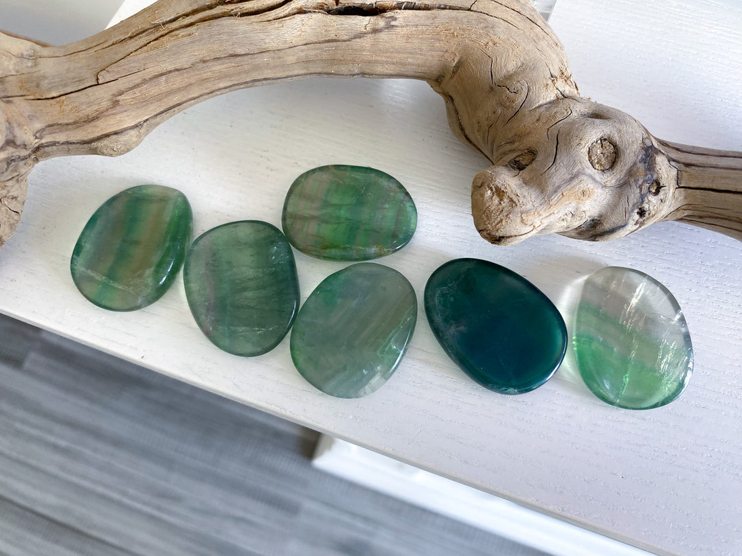 Green Fluorite Worry Stone