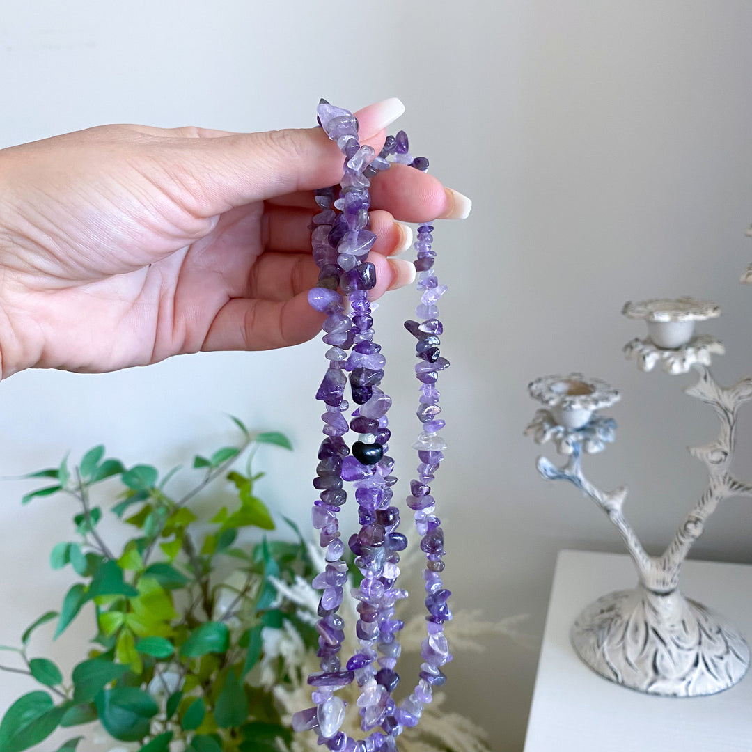 Amethyst Chips Necklace
