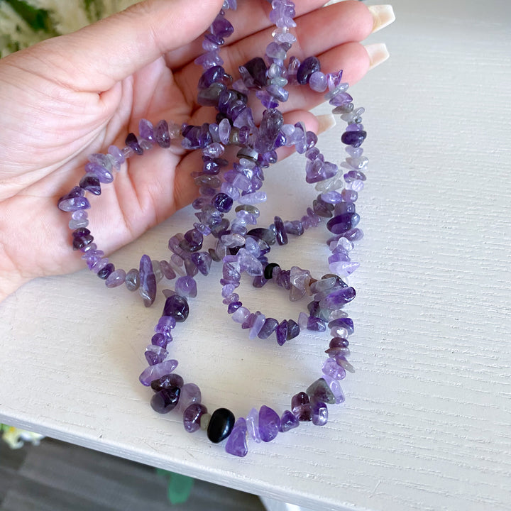 Amethyst Chips Necklace