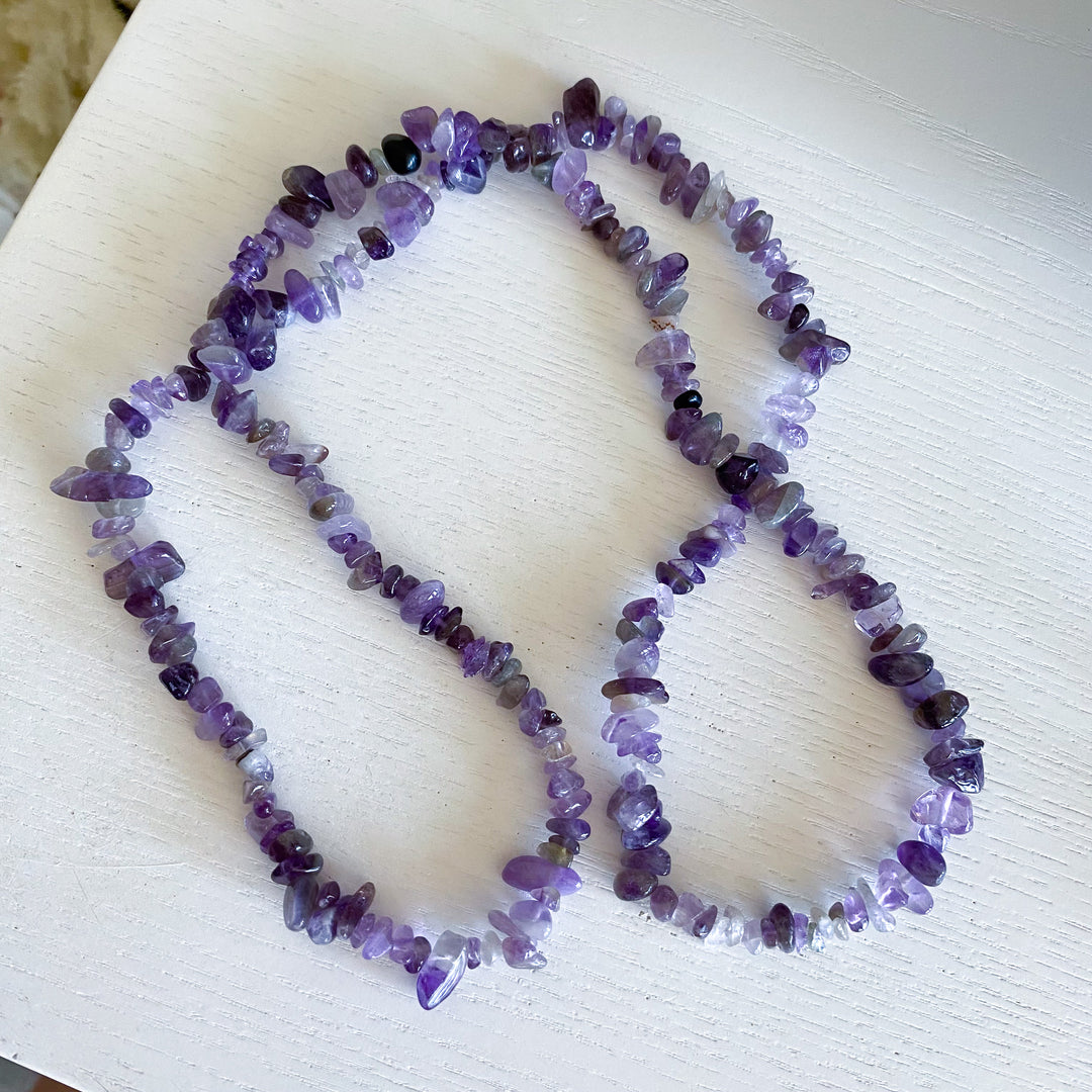 Amethyst Chips Necklace
