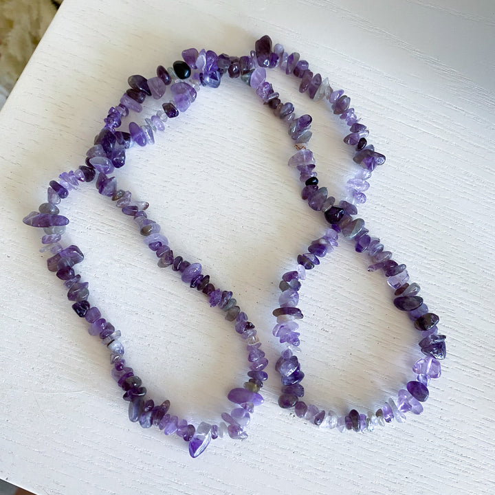Amethyst Chips Necklace