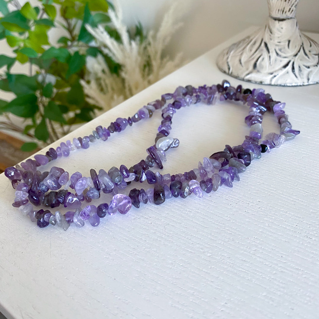 Amethyst Chips Necklace