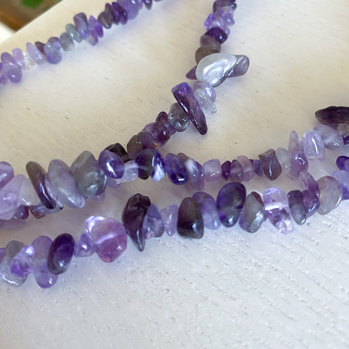 Amethyst Chips Necklace