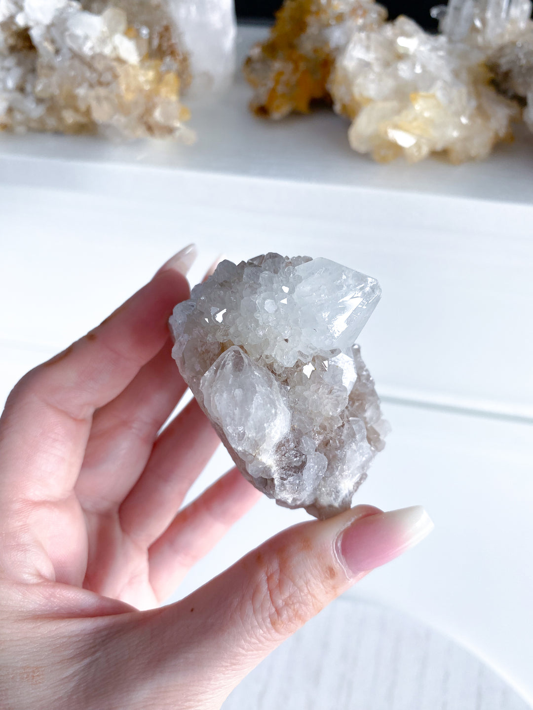 Rare XL Spirit Quartz Cluster