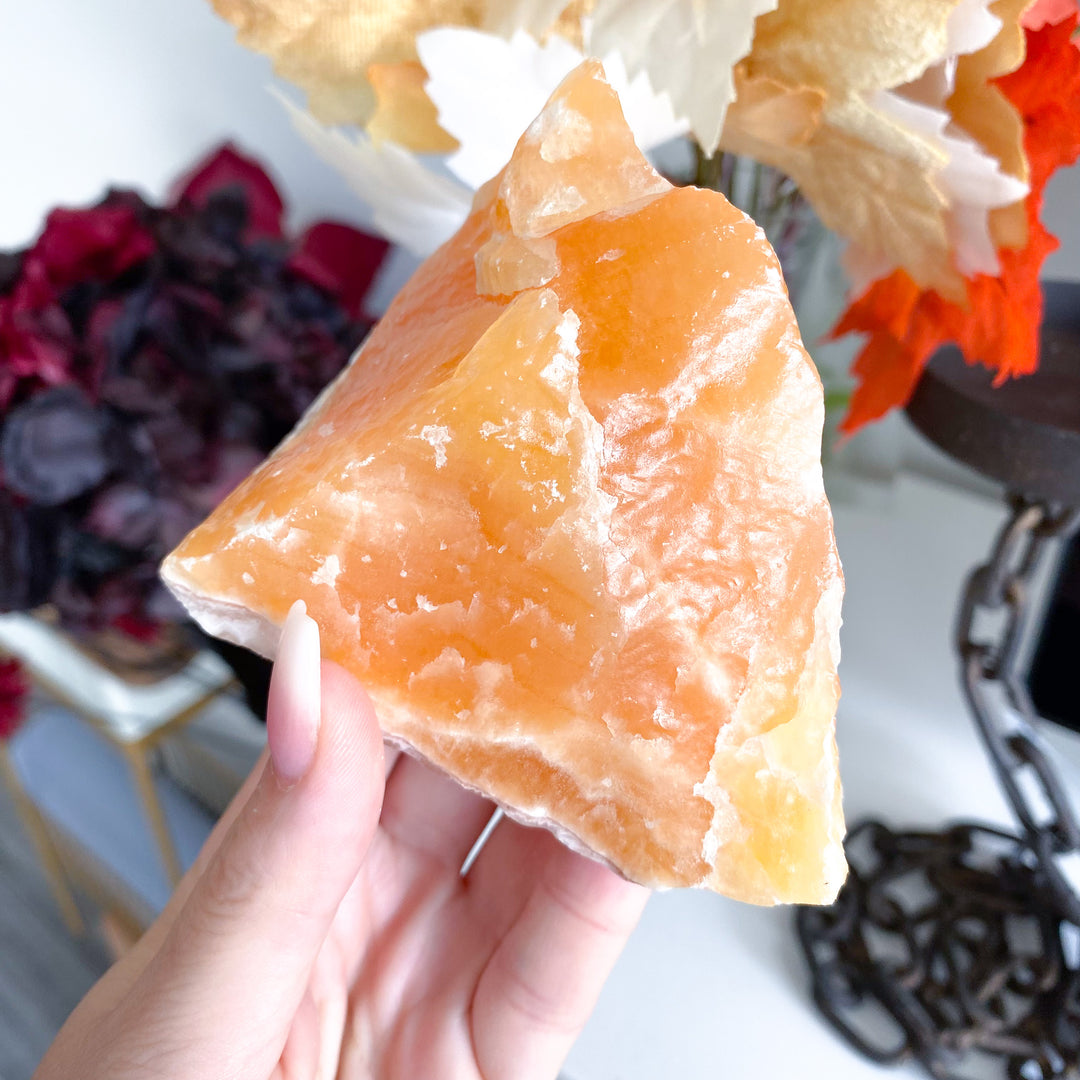 Sherbet Orange Calcite Chunk 1lb 