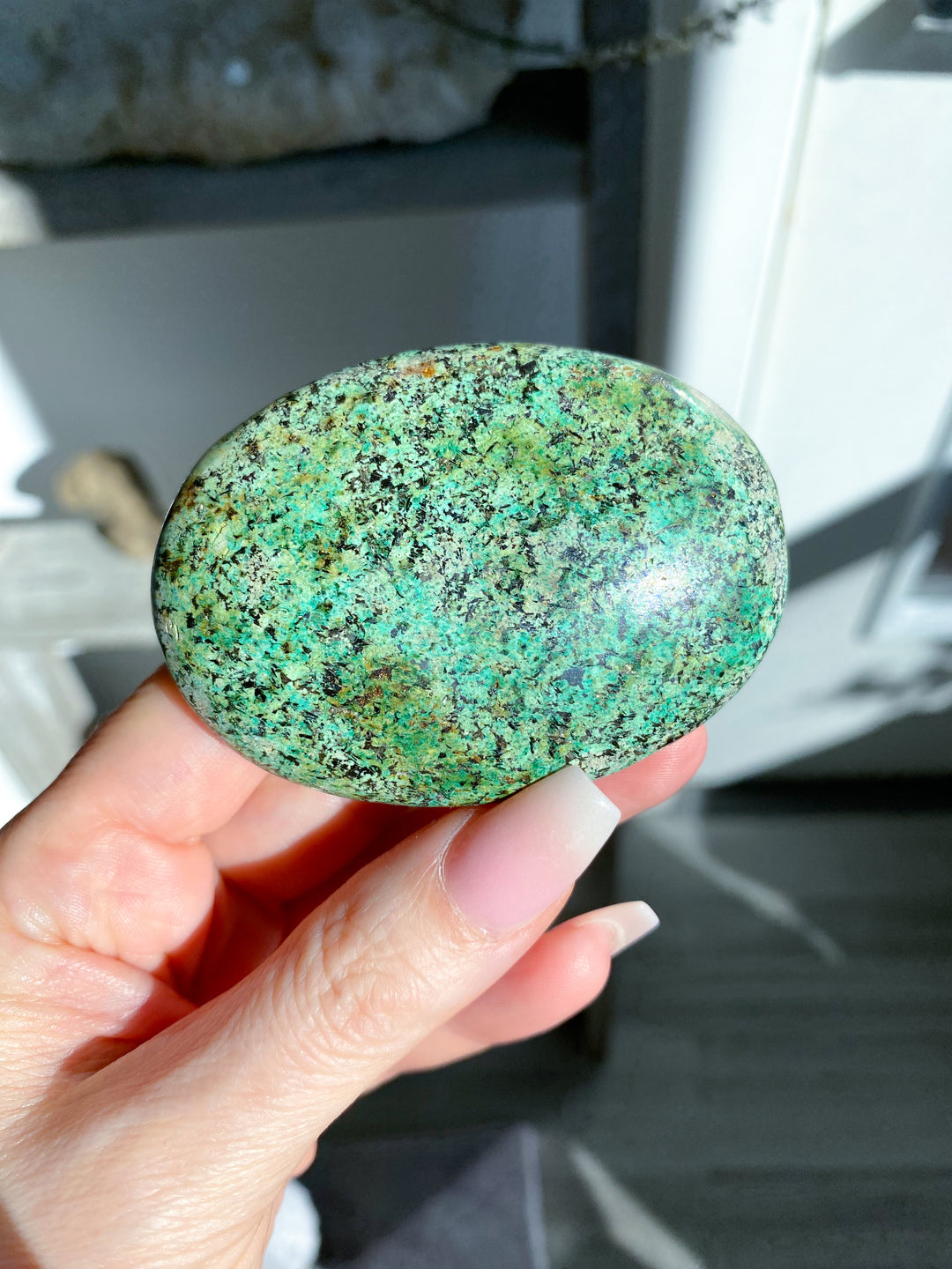 African Turquoise Palm Stone #12