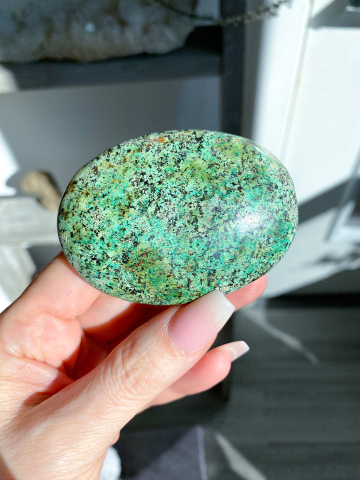 African Turquoise Palm Stone #12