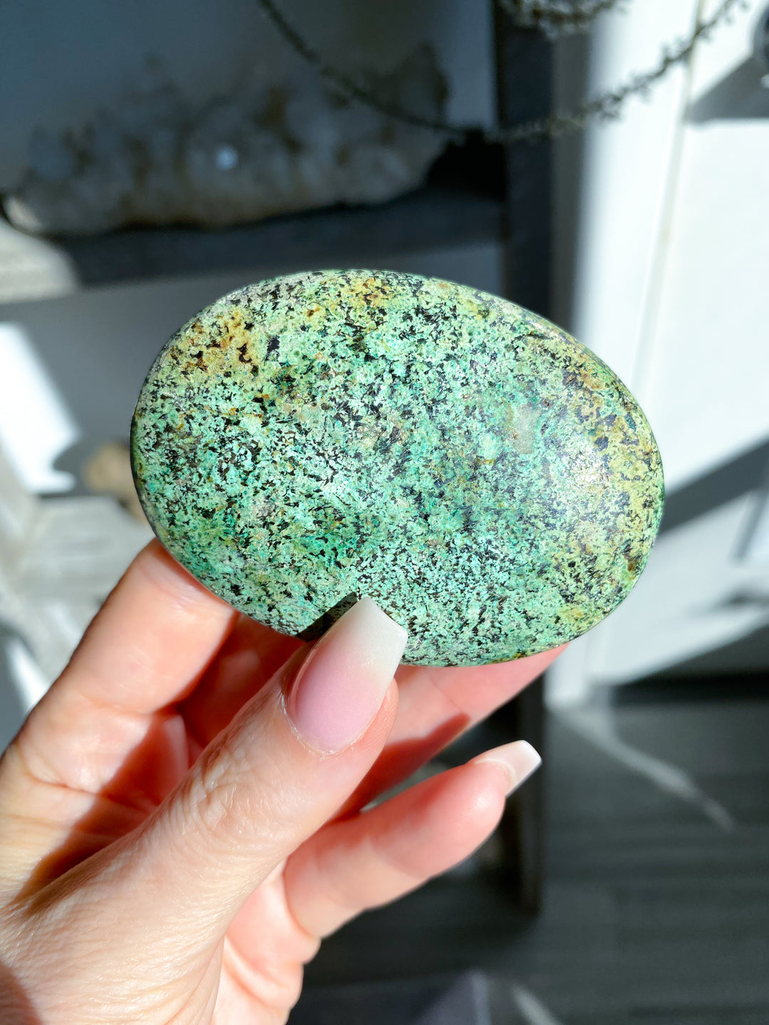 African Turquoise Palm Stone #12