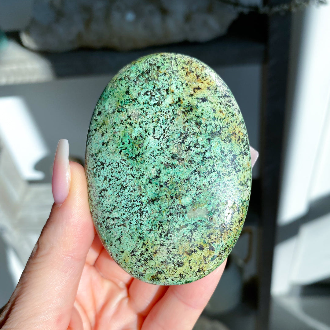 African Turquoise Palm Stone #12