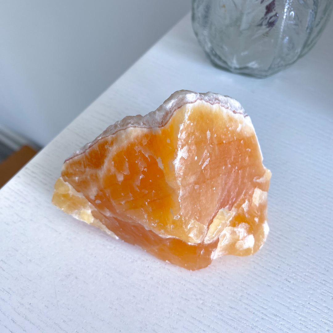 Sherbet Orange Calcite Chunk 1lb 