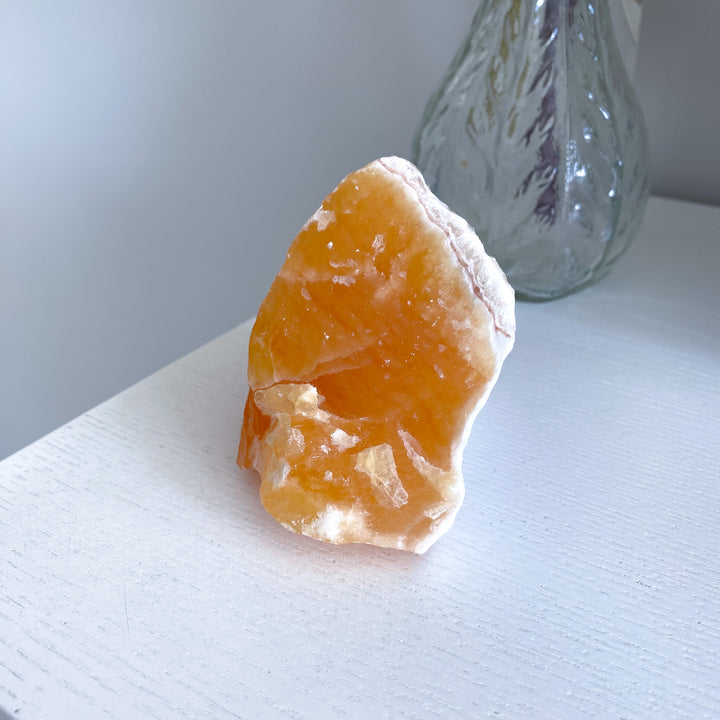 Sherbet Orange Calcite Chunk 1lb 