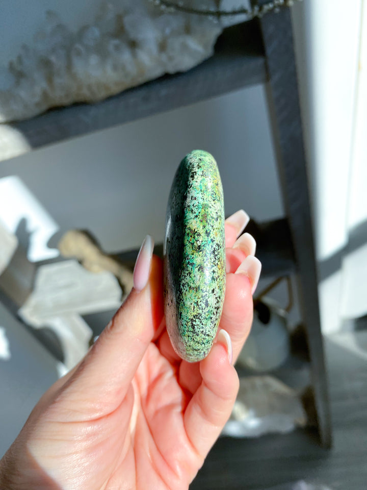 African Turquoise Palm Stone #12