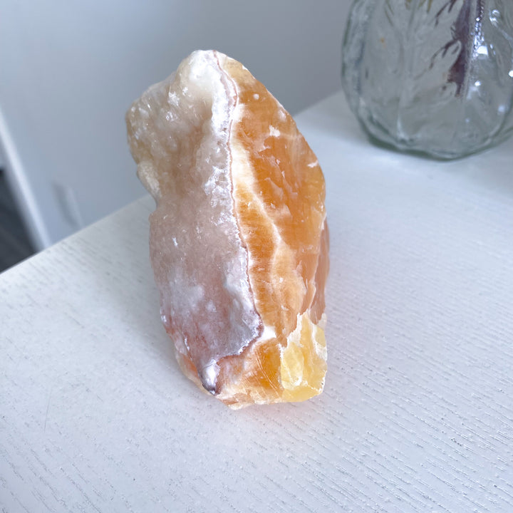 Sherbet Orange Calcite Chunk 1lb 