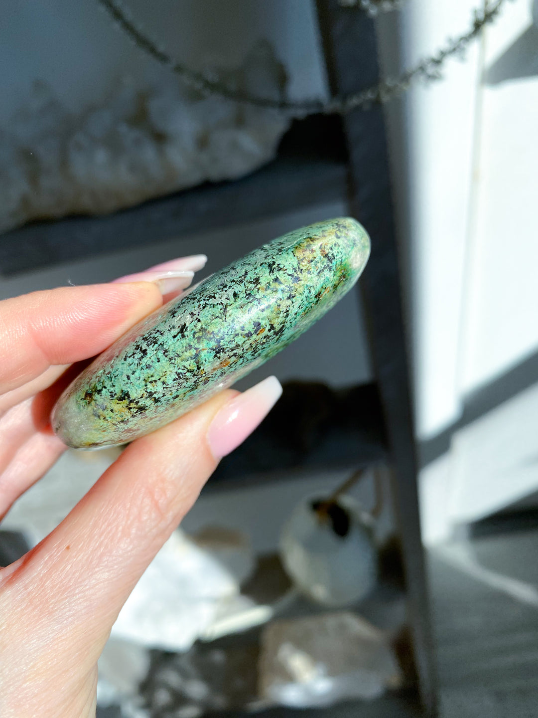 African Turquoise Palm Stone #12